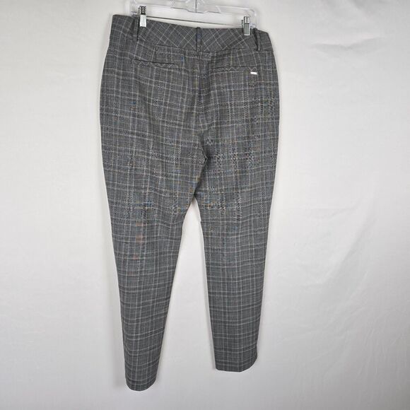 Calvin Klein Dress Slacks Women's 14 Check Pattern Gray Black & White - Picture 15 of 16